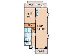 リブレＭ社台の物件間取画像